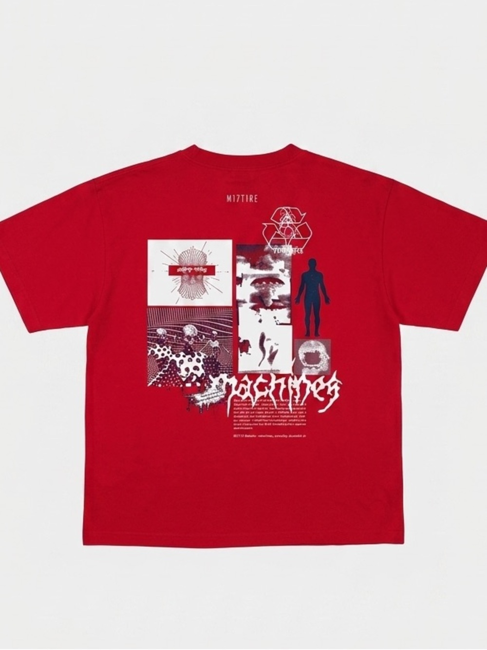 Heavyweight Red Graphic Short Sleeve Tee